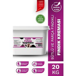 Bi Fındık 20 kg Doğal Bol Sütlü Parça Fındıklı Fındık Kreması