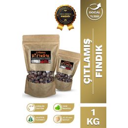 Bi Fındık 2x1 kg Kavruk İri Taneli Tuzlu Kabuğunda Kavrulmuş İri Boy Tuzlu Kavrulmuş Fındık