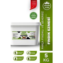 Bi Fındık 5 kg Parça Fındıklı Şekersiz Fındık Ezmesi