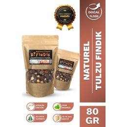 Bi Fındık 5x80 gr İri Taneli Büyük Boy Kavrulmuş Tuzlu İç Fındık