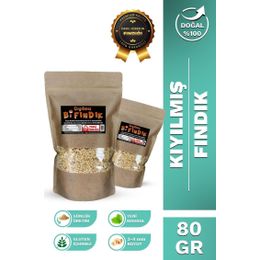 Bi Fındık 80 gr Kavrulmuş Kıyılmış Pirinç Fındık