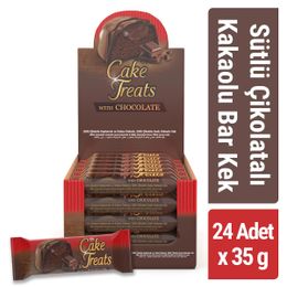 Bifa 35 gr Cake Treats Sütlü Çikolatalı Kakaolu Bar Kek