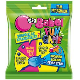 Big Babol Fun Game Karışık Meyve Aromalı 64 gr Sakız