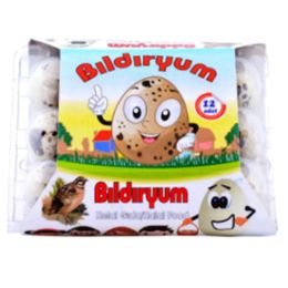 Bıldıryum 12'li Bıldırcın Yumurtası