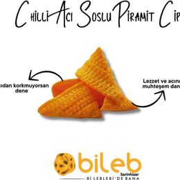 Bileb Serinhisar 200 gr Chilli Acı Soslu Piramit Cips