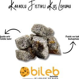 Bileb Serinhisar 250 gr Fıstıklı Kakaolu Hindistan Cevizli Kuş Lokumu