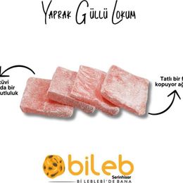 Bileb Serinhisar 250 gr Yaprak Güllü Lokum