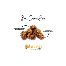 Bileb Serinhisar 400 gr Ballı Susamlı Fıstık