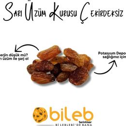 Bileb Serinhisar 400 gr Çekirdeksiz Sarı Üzüm Kurusu