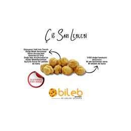 Bileb Serinhisar 400 gr Çiğ Sarı Leblebi
