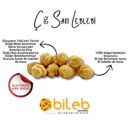 Bileb Serinhisar 400 gr Çiğ Sarı Leblebi