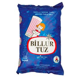 Billur 1.5 kg Rafine İyotlu Sofra Tuzu