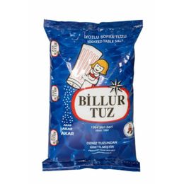 Billur 1,5 kg Poşet İyotlu Tuz