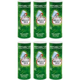 Billur %50 Azaltılmış 6x500 gr Tuz Sodyumu