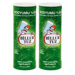 Billur 500 gr x 2'li Sodyumu %50 Azaltılmış Iyotsuz Tuz