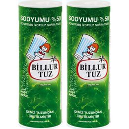 Billur 500 gr x 2'li Sodyumu %50 Azaltılmış Iyotsuz Tuz
