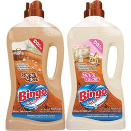 Bingo 1 lt Sandal Ağacı + 1 lt Mutlu Yuvam Ahşap Yüzey Temizleyici