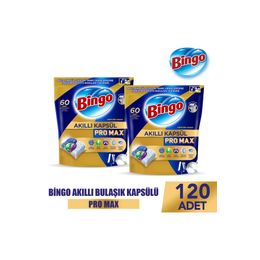 Bingo 120'li Akıllı Kapsül Pro Max Bulaşık Makinesi Deterjanı Tableti