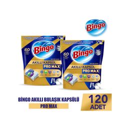 Bingo 120'li Akıllı Kapsül Pro Max Bulaşık Makinesi Deterjanı Tableti