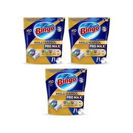 Bingo 120'li Akıllı Kapsül Pro Max Bulaşık Makinesi Deterjanı Tableti