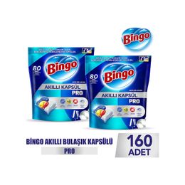 Bingo 160'lı Akıllı Kapsül Pro Max Bulaşık Makinesi Deterjanı Tableti