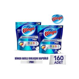 Bingo 160'lı Akıllı Kapsül Pro Max Bulaşık Makinesi Deterjanı Tableti