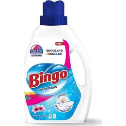Bingo 2600 ml Beyazlar ve Renkliler için Amber Çiçeği Sıvı Çamaşır Deterjanı