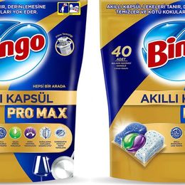 Bingo 2x40 Tablet Akıllı Kapsül Pro Bulaşık Makinesi Deterjanı