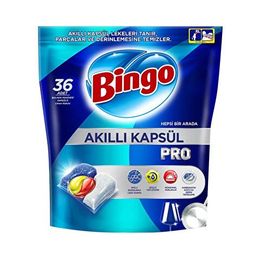 Bingo 36 Tablet Akıllı Kapsül Pro Bulaşık Makinesi Deterjanı