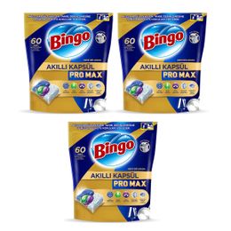 Bingo 3x60 Tablet Akıllı Kapsül Pro Bulaşık Makinesi Deterjanı