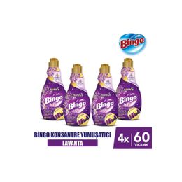 Bingo 4x1440 ml Lavanta Soft Konsantre Çamaşır Yumuşatıcısı
