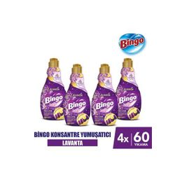 Bingo 4x1440 ml Lavanta Soft Konsantre Çamaşır Yumuşatıcısı