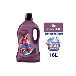 Bingo 4x4 lt Onaran Koruma Tüm Renkler İçin Sıvı Çamaşır Deterjanı