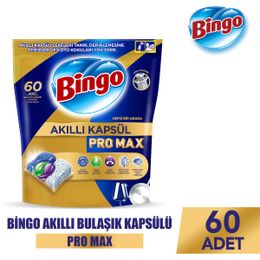 Bingo 60 Tablet Akıllı Kapsül Pro Bulaşık Makinesi Deterjanı