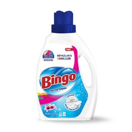 Bingo 6x2600 ml Beyazlar ve Renkliler için Amber Çiçeği Sıvı Çamaşır Deterjanı