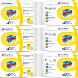 Bingo 6x96'lı Limon Kokulu Yüzey Temizlik Havlusu