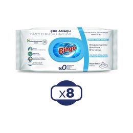 Bingo 8x50'li Beyaz Sabun Yüzey Temizleme Havlusu