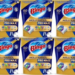 Bingo Akıllı Kapsül Pro Max Tableti 360 Adet Limon Kokulu Bulaşık Makinesi Deterjanı