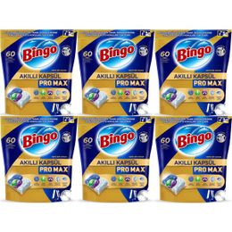 Bingo Akıllı Kapsül Pro Max Tableti 360 Adet Limon Kokulu Bulaşık Makinesi Deterjanı