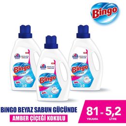 Bingo Amber Çiçeği 3x1755 ml Sıvı Çamaşır Deterjanı