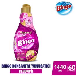 Bingo Begonvil 6x1440 ml Soft Konsantre Çamaşır Yumuşatıcısı
