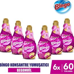 Bingo Begonvil 6x1440 ml Soft Konsantre Çamaşır Yumuşatıcısı
