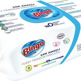 Bingo Beyaz Sabun 10x96'lı Pratik Yüzey Temizlik Havlusu
