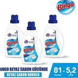 Bingo Beyaz Sabun 3x1755 ml Sıvı Çamaşır Deterjanı