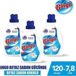 Bingo Beyaz Sabun 3x2600 ml Sıvı Çamaşır Deterjanı
