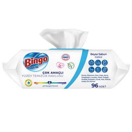 Bingo Beyaz Sabun 4x96'lı Yüzey Havlusu