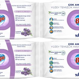 Bingo Clean 4x96 Yaprak Lavanta Kokulu Yüzey Temizlik Havlusu