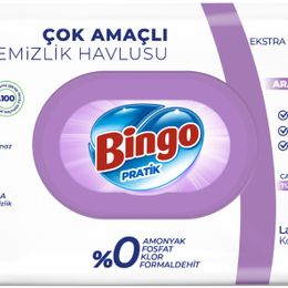 Bingo Clean 96 Yaprak Lavanta Kokulu Yüzey Temizlik Havlusu