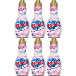 Bingo Konsantre Mutlu Yuvam 6x1.44 lt Soft Çamaşır Yumuşatıcı