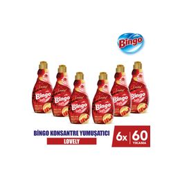 Bingo Konsantre Soft Lovely 6x1440 ml Çamaşır Yumuşatıcısı